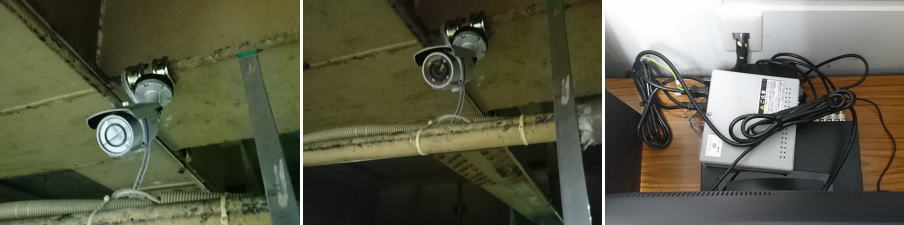 大阪市東住吉区の市場の倉庫での防犯カメラ導入事例3