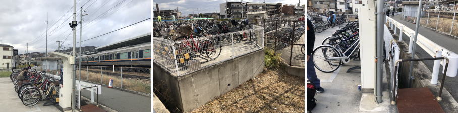兵庫県川西市の有料駐輪場での防犯カメラ導入事例2