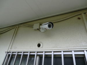 神戸市垂水区の住宅での防犯カメラ設置工事1