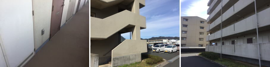 京都府舞鶴市の集合住宅での防犯カメラ設置工事2