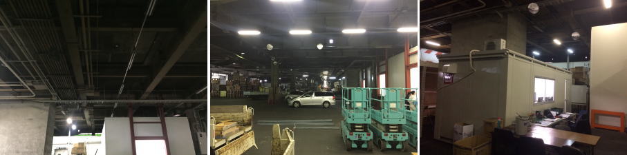 大阪市東住吉区の市場の倉庫での防犯カメラ導入事例2