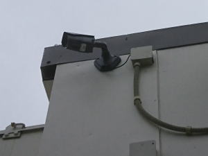 枚方市の建築業者様の資材置き場での防犯カメラ＋セキュリティシステム導入事例1
