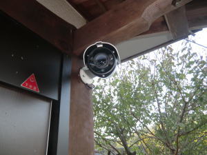 舞鶴市の住宅での防犯カメラ設置工事1