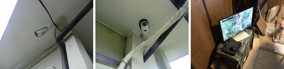 神戸市垂水区の住宅での防犯カメラ設置工事3