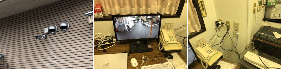 茨木市の公民館での街頭防犯カメラ導入事例3