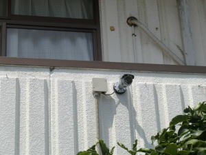 京都市右京区の事務所での防犯カメラ設置工事の事例3