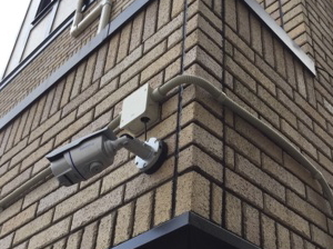 住宅の防犯カメラ設置事例