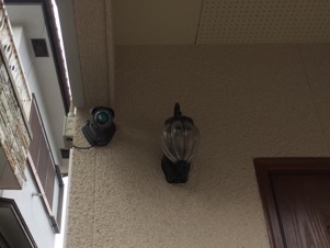 枚方市の住宅の防犯カメラ設置事例
