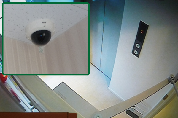 マンションエレベーターの防犯カメラ5